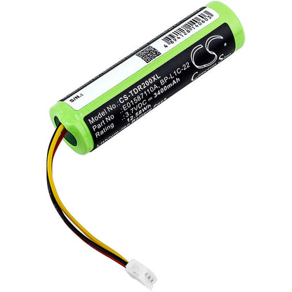 3.7V, 3400mAh, Li-ion Battery fits Tascam, Mp-gt1, 12.58Wh