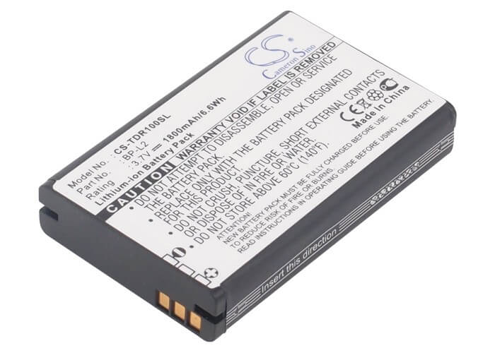3.7V, 1800mAh, Li-ion Battery fits Tascam, Dr-1, Gt-r1, 6.66Wh