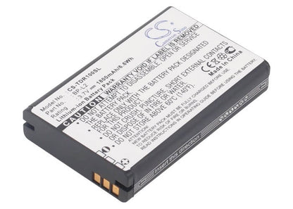 3.7V, 1800mAh, Li-ion Battery fits Tascam, Dr-1, Gt-r1, 6.66Wh