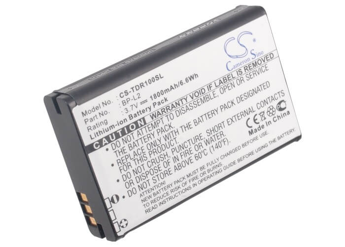 3.7V, 1800mAh, Li-ion Battery fits Tascam, Dr-1, Gt-r1, 6.66Wh
