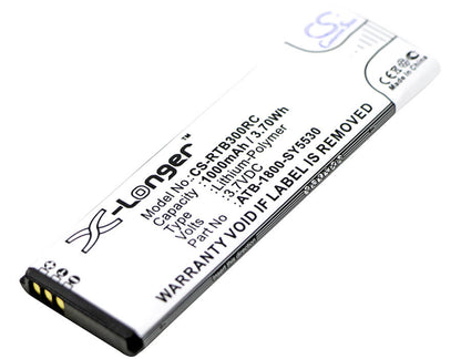 3.7V, 1000mAh, Li-Polymer Battery fits Rti, T1, T2+, 3.7Wh