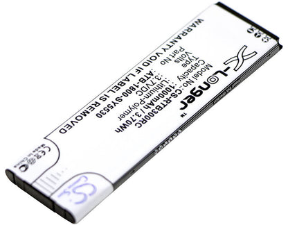 3.7V, 1000mAh, Li-Polymer Battery fits Rti, T1, T2+, 3.7Wh