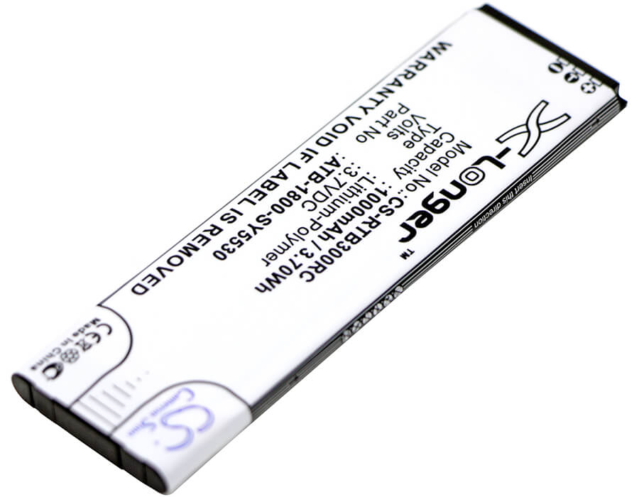 3.7V, 1000mAh, Li-Polymer Battery fits Tri, T4x, 3.7Wh