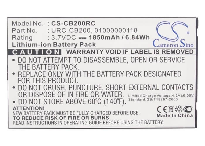 3.7V, 1850mAh, Li-ion Battery fits Sonos, Cb200, Cb200wr1, 6.845Wh