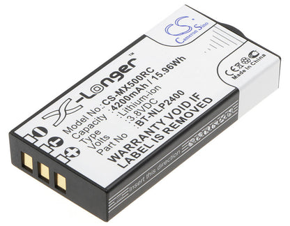 3.8V, 4200mAh, Li-ion Battery fits Urc, Mx-5000, 15.96Wh