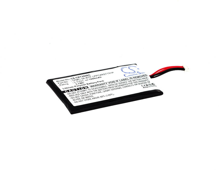3.7V, 1000mAh, Li-Polymer Battery fits Crestron, Mtx-3, Prodigy Ptx3, 3.7Wh