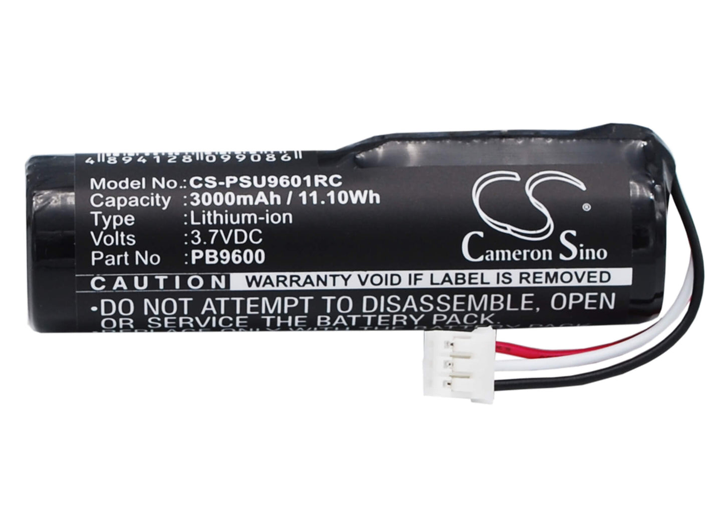 3.7V, 3000mAh, Li-ion Battery fits Philips, Pronto Tsu-9600, Pronto Tsu-9800, 11.1Wh