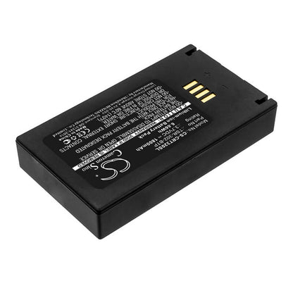 3.7V, 1800mAh, Li-ion Battery fits Crestron, Tsr-302, Tsr-302 Handheld Touch Screen, 6.66Wh