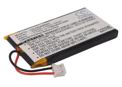 3.7V, 1700mAh, Li-Polymer Battery fits Philips, Pronto Tsu9300, Pronto Tsu-9300, 6.29Wh
