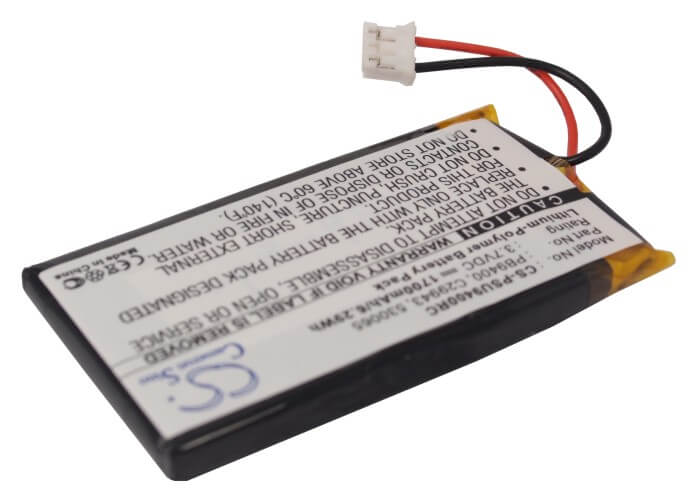 3.7V, 1700mAh, Li-Polymer Battery fits Philips, Pronto Tsu9300, Pronto Tsu-9300, 6.29Wh