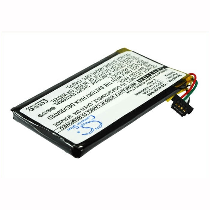 3.7V, 1200mAh, Li-Polymer Battery fits Nevo, Sl, 4.44Wh