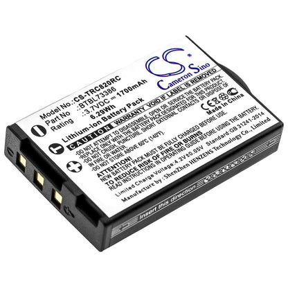 3.7V, 1700mAh, Li-ion Battery fits Urc, Mxhp-r500, Mxhp-r700, 6.29Wh