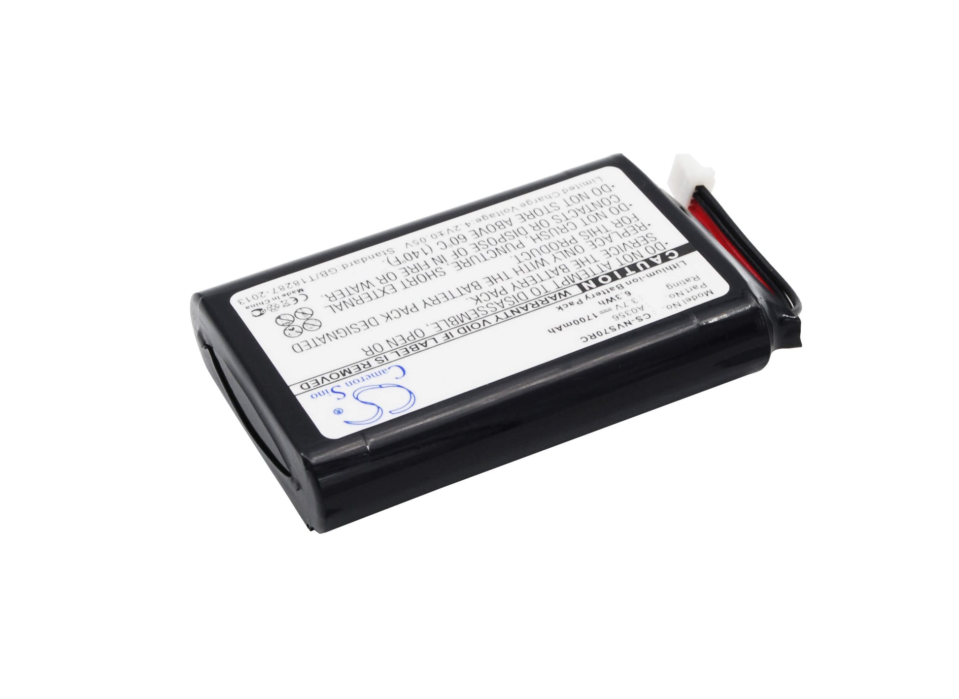 3.7V, 1700mAh, Li-ion Battery fits Nevo, S70, 6.29Wh