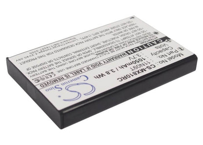3.7V, 1050mAh, Li-ion Battery fits Urc, Mx-810, Mx-810i, 3.885Wh
