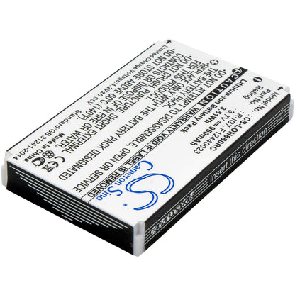 3.7V, 950mAh, Li-ion Battery fits Logitech, Harmony 720, Harmony 720 Pro, 3.515Wh