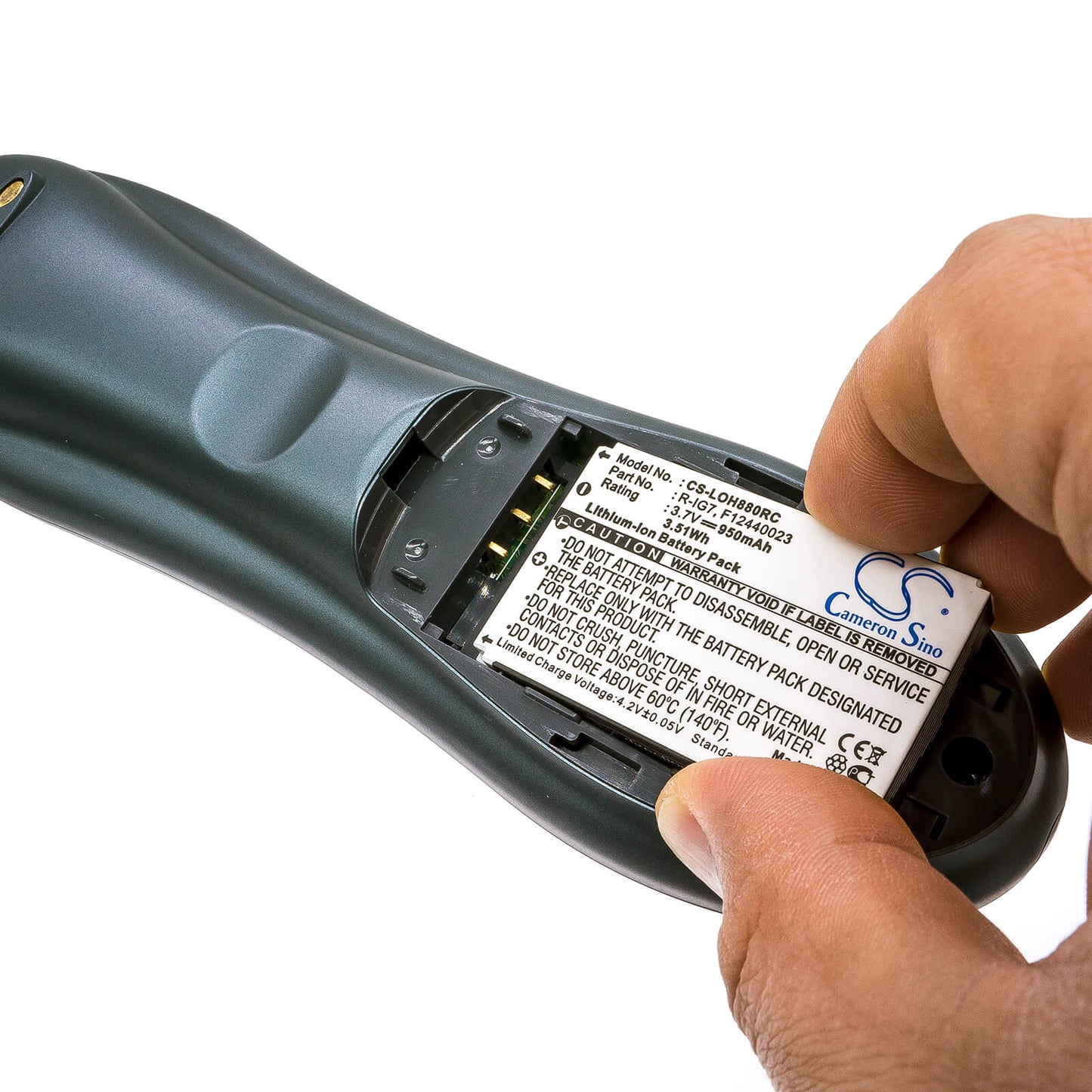 3.7V, 950mAh, Li-ion Battery fits Logitech, Harmony 720, Harmony 720 Pro, 3.515Wh