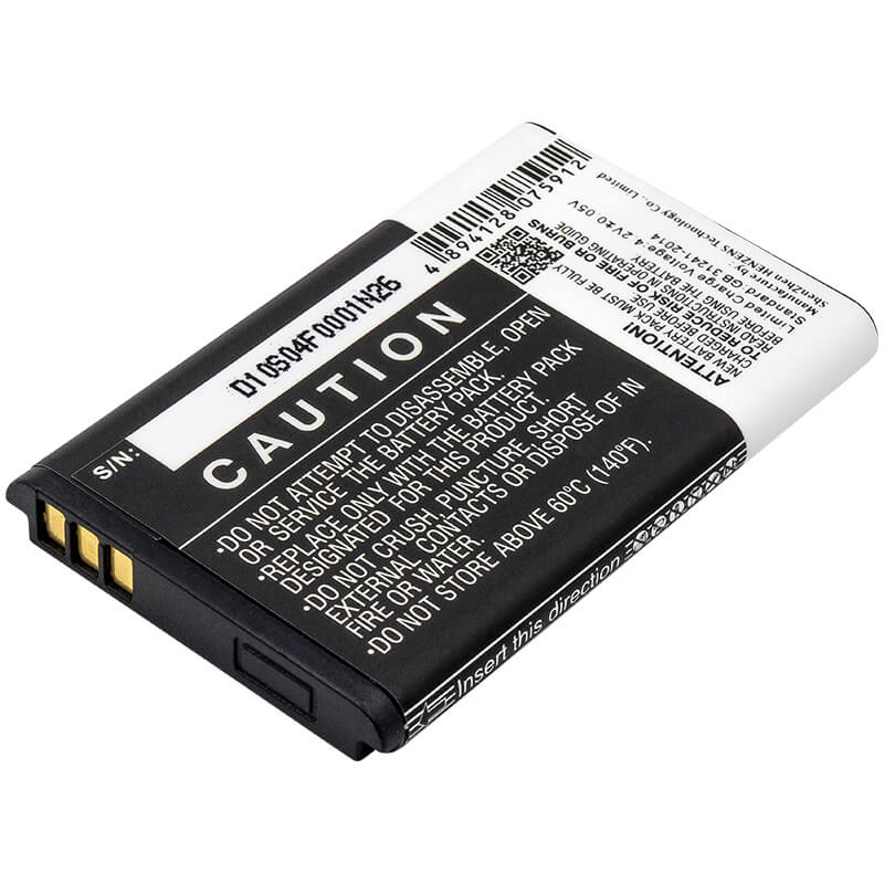 3.7V, 1200mAh, Li-ion Battery fits Rti, Pro, Pro24.i, 4.44Wh