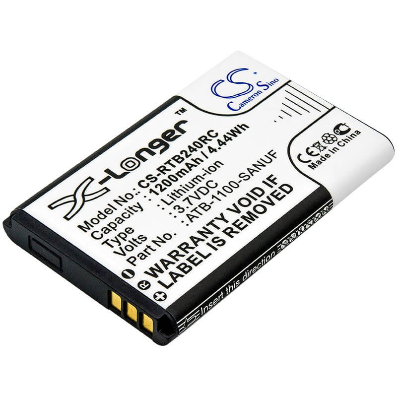 3.7V, 1200mAh, Li-ion Battery fits Letv, Rc60tp6, S40, 4.44Wh