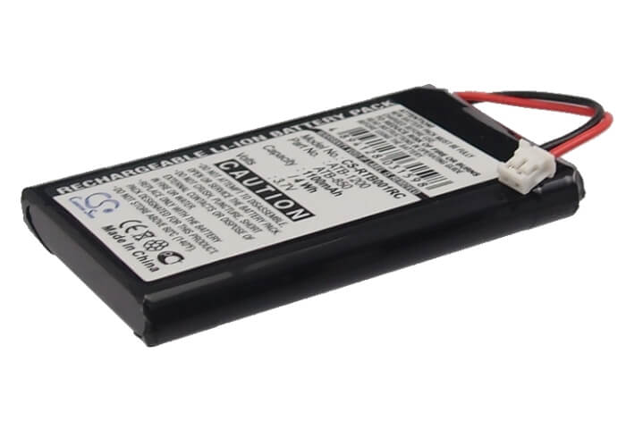 3.7V, 1100mAh, Li-ion Battery fits Rti, T2b, T2c, 4.07Wh