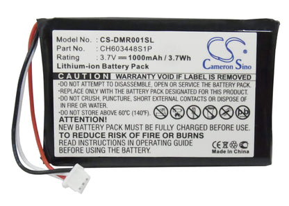 3.7V, 1000mAh, Li-ion Battery fits Espn, Dmr-1, 3.7Wh
