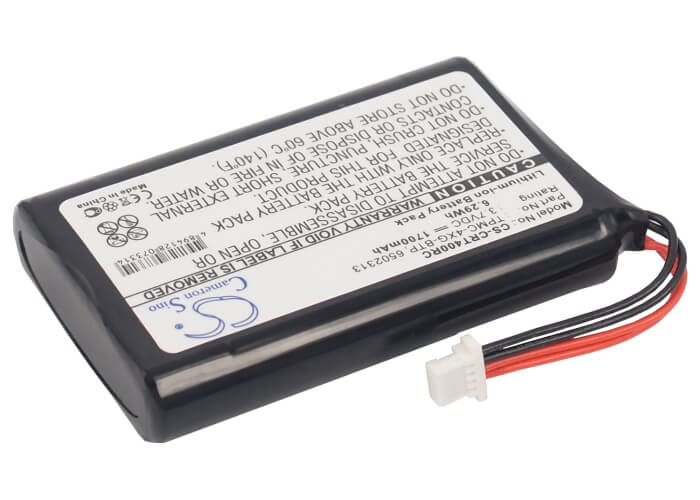 3.7V, 1700mAh, Li-ion Battery fits Crestron, A0356, Tpmc-4xg, 6.29Wh