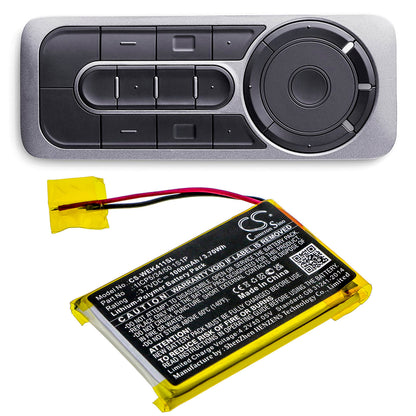 3.7V, 1000mAh, Li-Polymer Battery fits Wacom, Ack411050, Express Key Remote, 3.7Wh