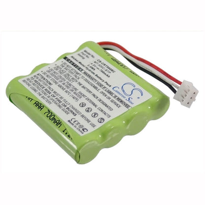 4.8V, 700mAh, Ni-MH Battery fits Crestron, Mt-500c, Mt-500c-rf, 3.36Wh