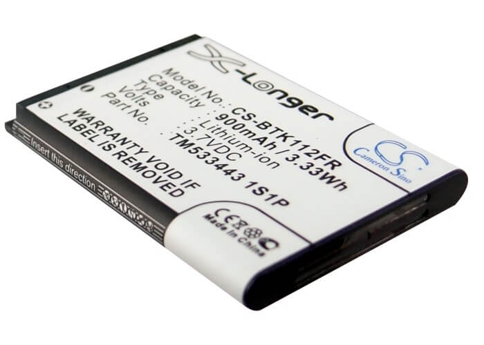 Remote Control 3.7V, 900mAh, Li-ion Battery fits Flextone, Echo Hd Er1, 3.33Wh