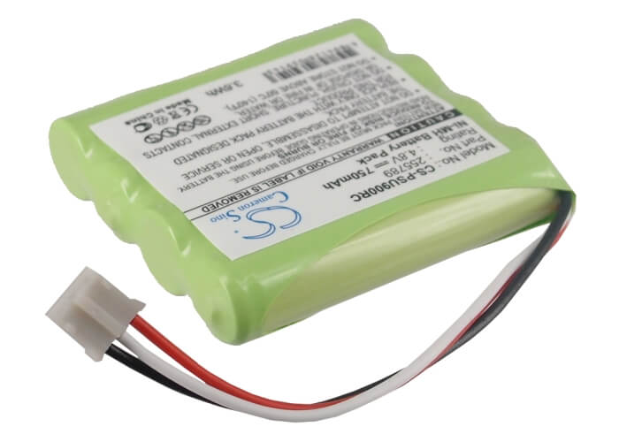 4.8V, 750mAh, Ni-MH Battery fits Philips, Pronto Pro 900, Tsu7000/37, 3.6Wh