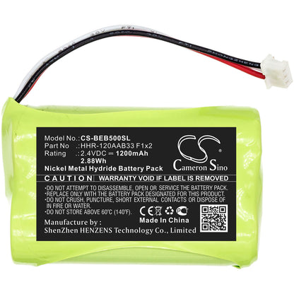 2.4V, 1200mAh, Ni-MH Battery fits Bang & Olufsen, Beo5, 2.88Wh