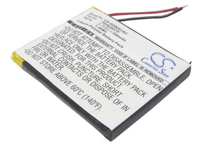 3.7V, 350mAh, Li-Polymer Battery fits Gopro, Armte-001, Armte-002, 1.295Wh