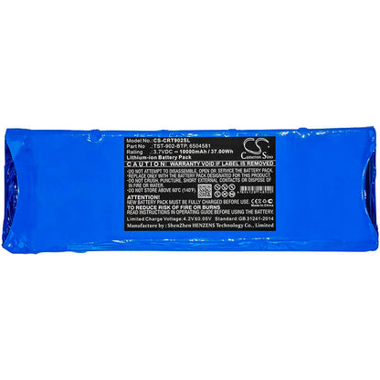 3.7V, 10000mAh, Li-ion Battery fits Crestron, Tst-902, 37Wh