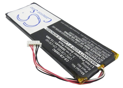 3.7V, 3600mAh, Li-Polymer Battery fits Sonos, Controller Cb100, Controller Cr100, 13.32Wh