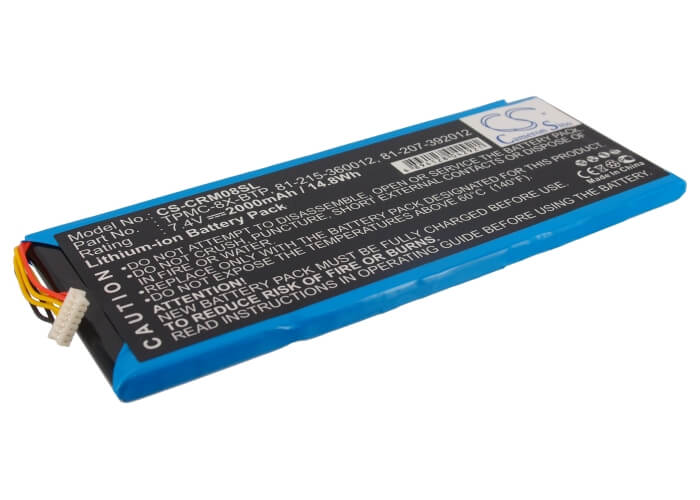 7.4V, 2000mAh, Li-ion Battery fits Crestron, 6502269, Tpmc-8x, 14.8Wh