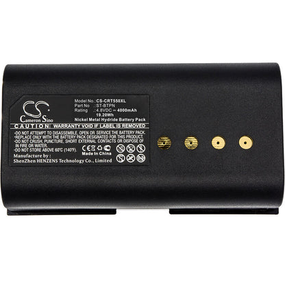 4.8V, 4000mAh, Ni-MH Battery fits Crestron, Smartouch 1550, Smartouch 1700, 19.2Wh