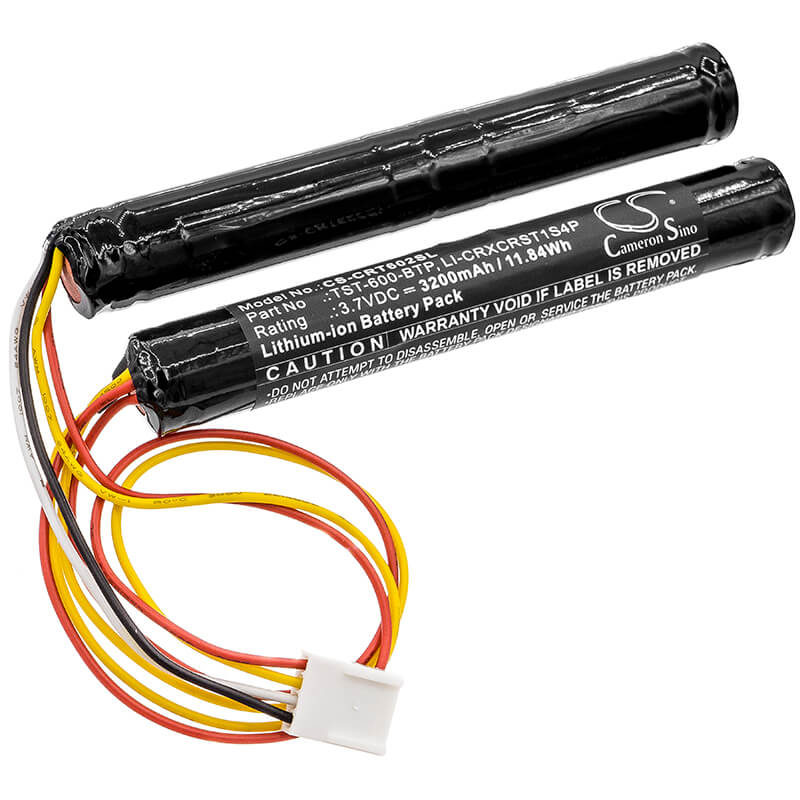 3.7V, 3200mAh, Li-ion Battery fits Crestron, Tst-600, Tst-600 Touchpanels, 11.84Wh