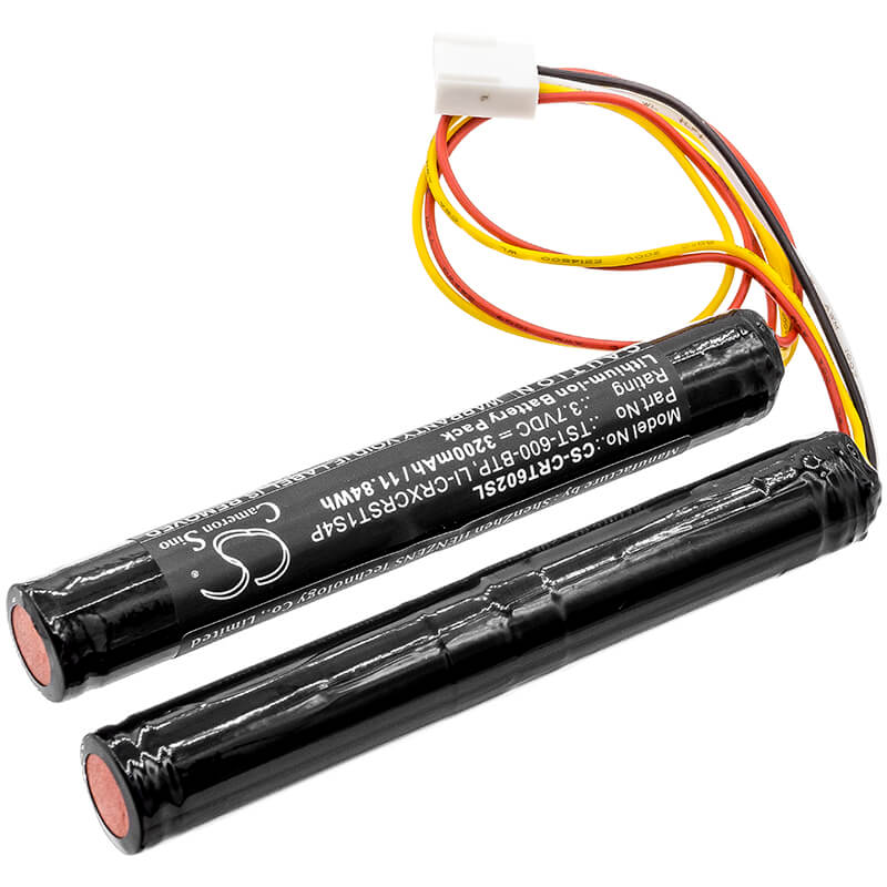 3.7V, 3200mAh, Li-ion Battery fits Crestron, Tst-600, Tst-600 Touchpanels, 11.84Wh