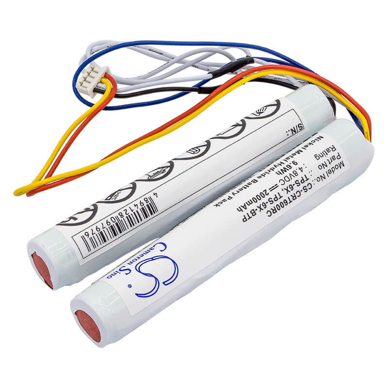 4.8V, 2000mAh, Ni-MH Battery fits Crestron, Tps-6x Wireless Touchpanel, Tst-600 Wireless Touch Screen, 9.6Wh