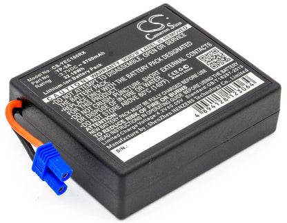 3.7V, 8700mAh, Li-ion Battery fits Yuneec, H480 Drone Remote Control, St16 Controller, 32.19Wh