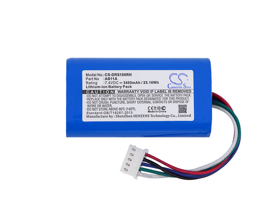 7.4V, 3400mAh, Li-ion Battery fits 3dr, Solo Transmitter, 25.16Wh
