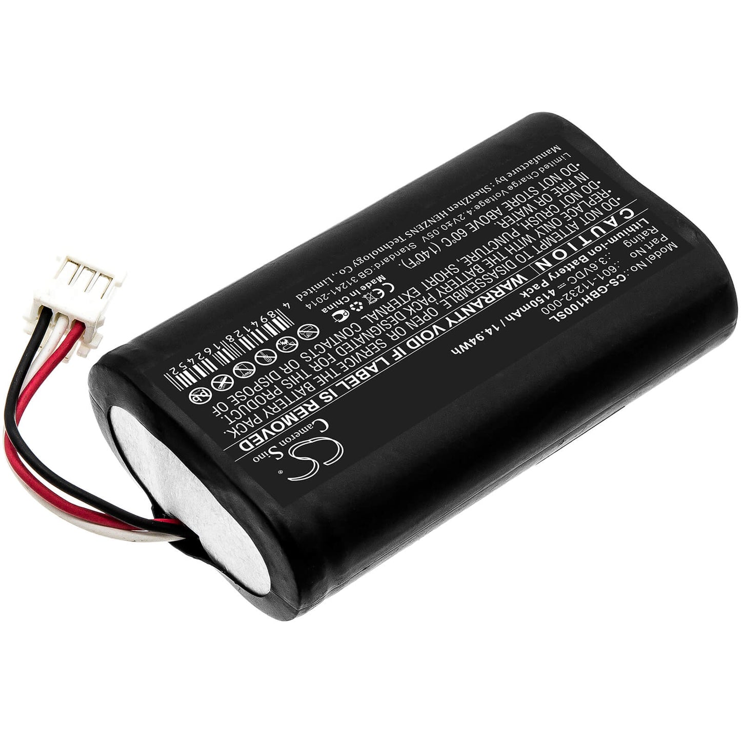 3.6V, 4150mAh, Li-ion Battery fits Gopro, Karma Remote Control, Kwbh1, 14.94Wh