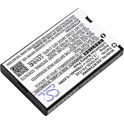 3.7V, 1700mAh, Li-ion Battery fits Reely, Gt4 Evo, 6.29Wh