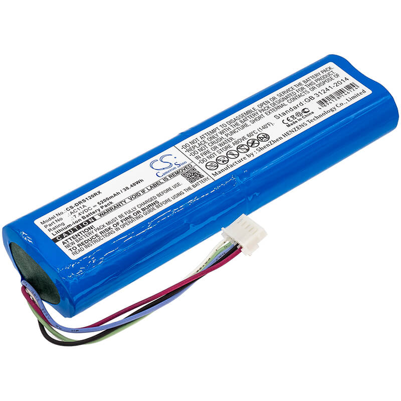 7.4V, 5200mAh, Li-ion Battery fits 3dr, Solo Controller, Solo Drone Remote Controller, 38.48Wh