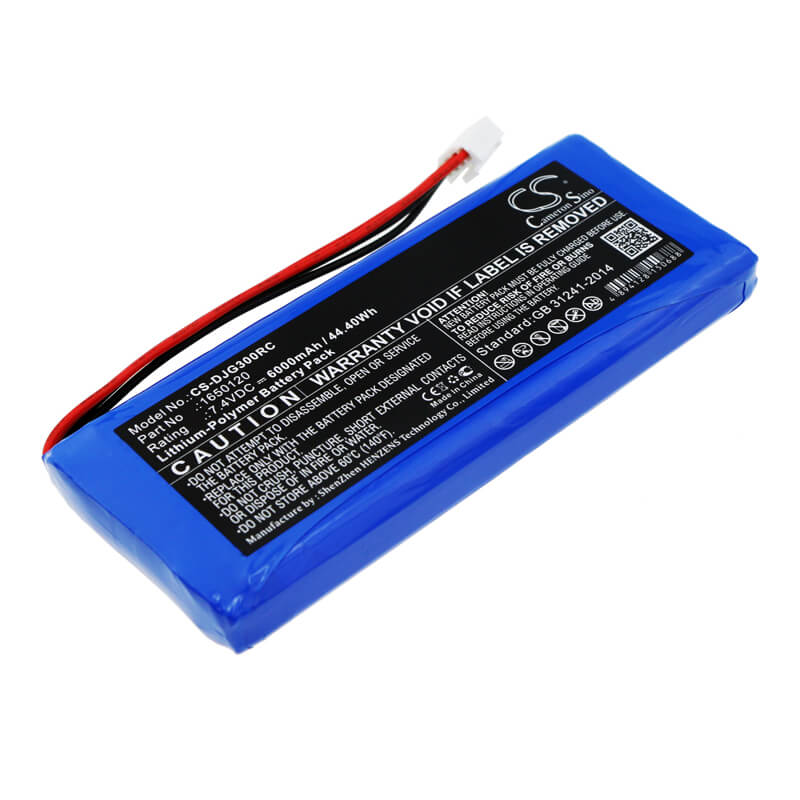 7.4V, 6000mAh, Li-Polymer Battery fits Dji, Gl300c, Gl300f, 44.4Wh