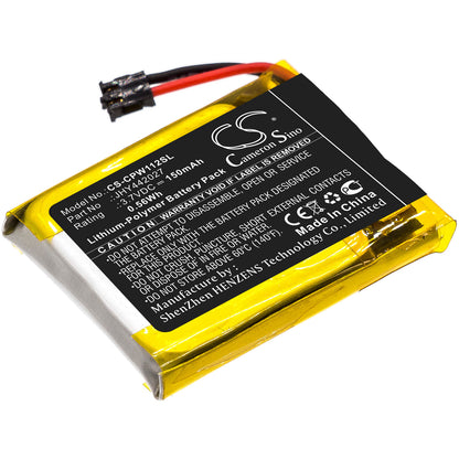 3.7V, 150mAh, Li-Polymer Battery fits Compustar, 2wt11r, 2wt11r-ss, 0.555Wh