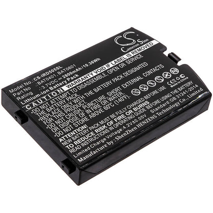 3.7V, 2800mAh, Li-ion Battery fits Iridium, 9505a, 10.36Wh