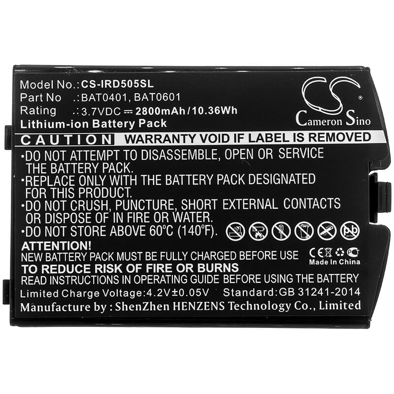 3.7V, 2800mAh, Li-ion Battery fits Iridium, 9505a, 10.36Wh