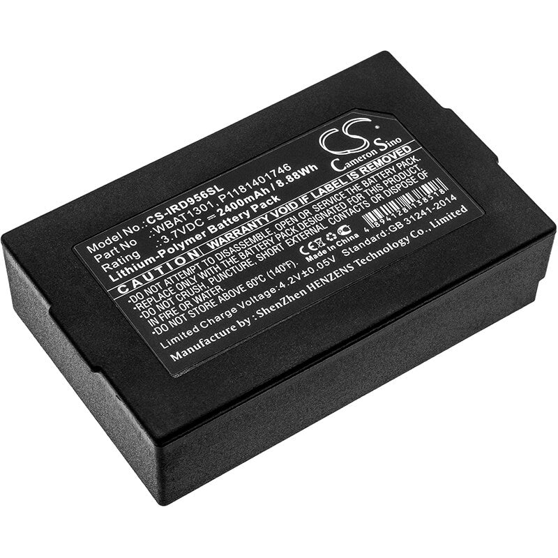 3.7V, 2400mAh, Li-Polymer Battery fits Iridium, 9560, Go, 8.88Wh
