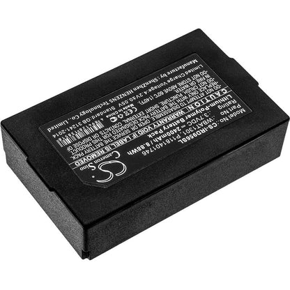 3.7V, 2400mAh, Li-Polymer Battery fits Iridium, 9560, Go, 8.88Wh