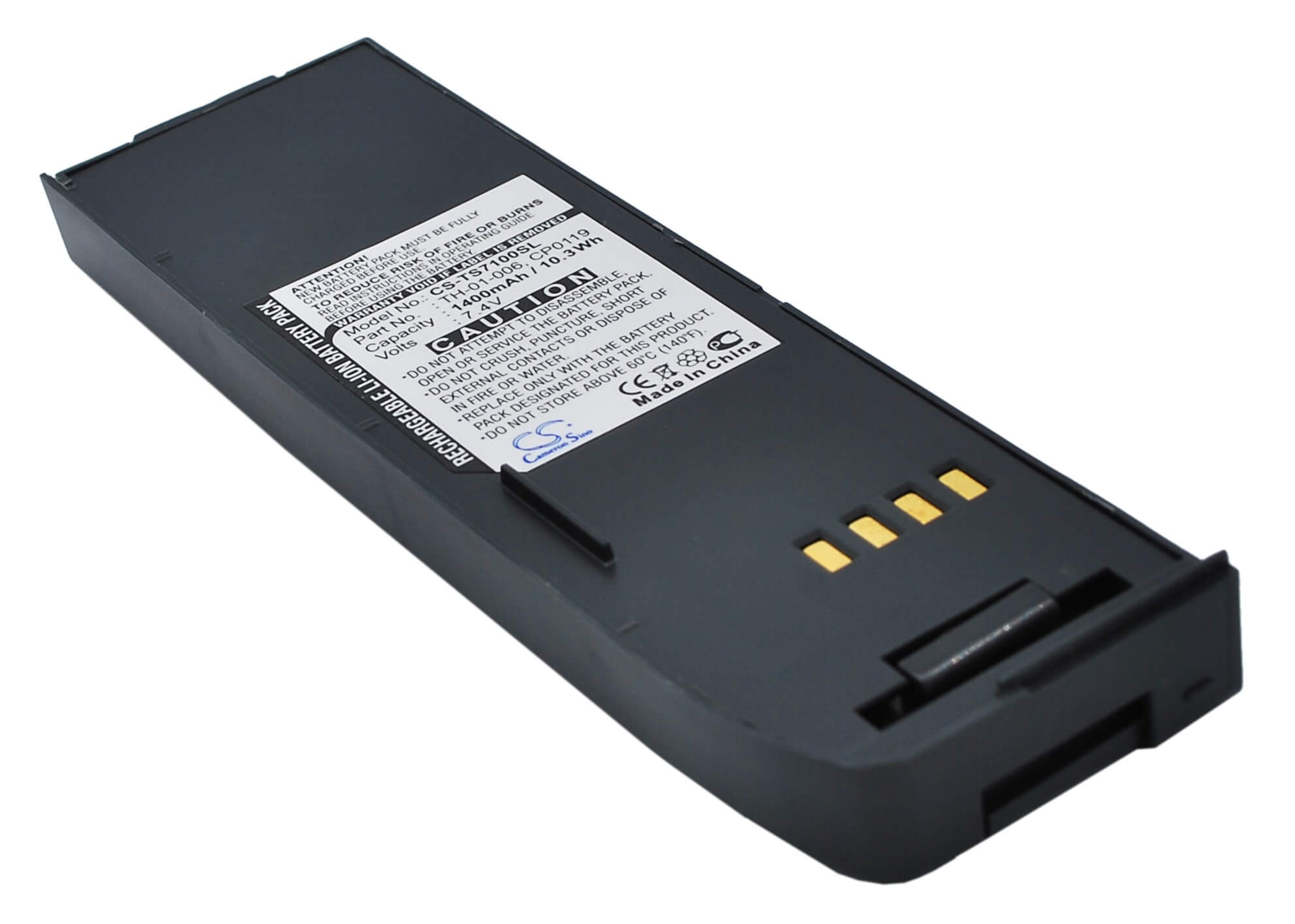 7.4V, 1400mAh, Li-ion Battery fits Ascom, 21, 10.36Wh